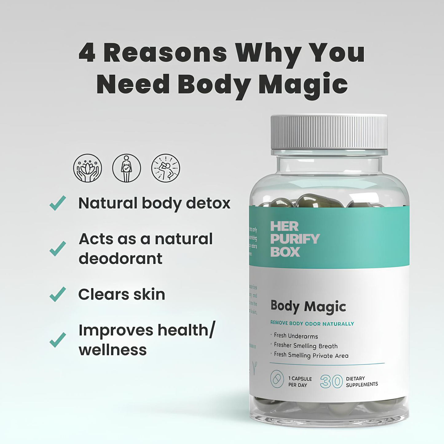 Purify® Body Magic Anti-Odor Supplement